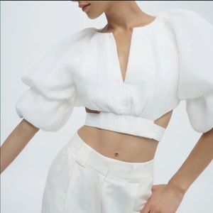 Crop Top ( In White Only )